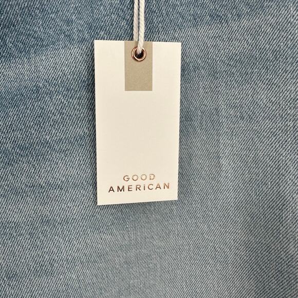 Good American Petite Good Girlfriend Maternity Jeans Size 12/31 - Picture 5 of 10